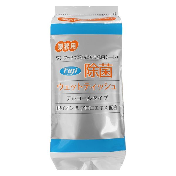 フジ除菌ウェットティッシュ 除菌シート 詰替用 1個(100枚入)×6ケース