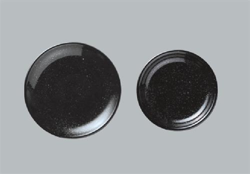 アルミナ磁器　AS13cm皿　黒御影　磁器　食器　00604072　φ127*H22(mm)【代引き不可】