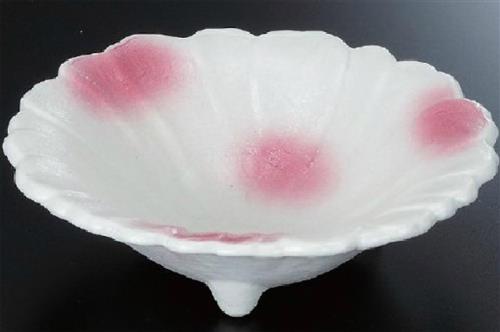 【有田焼】白土マロンぼかし花型小鉢　1枚　商品番号:2-1496-7【代引き不可】