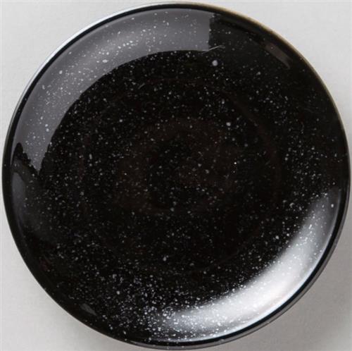 【黒御影】24cm皿　アルミナ磁器　黒御影　磁器　食器　41090072　φ244*H32(mm)【代引き不可】