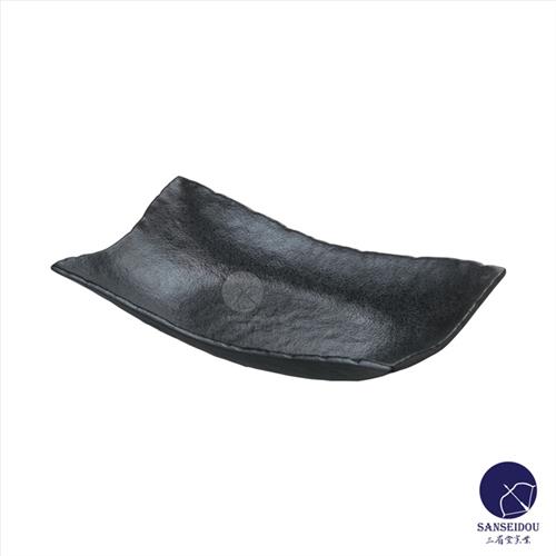 アルミナ磁器　反り鉢13cm　黒耀　磁器　食器　86642071　W125*D89*H26(mm)【代引き不可】
