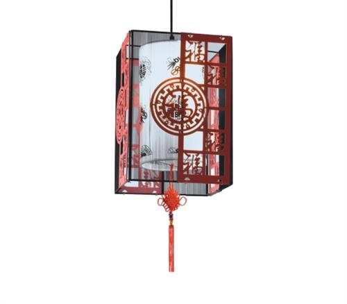 【中華照明】福字吊灯　フクジチョウトウ　装飾品　灯り　灯篭　照明　ライト　灯籠　FJ230330　W230*D230*H330