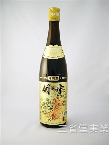 【送料無料(本州限定)・代引不可】関帝陳年10年花彫酒 [金ラベル]　17度　600ml×12本　SK0203　1375-2510