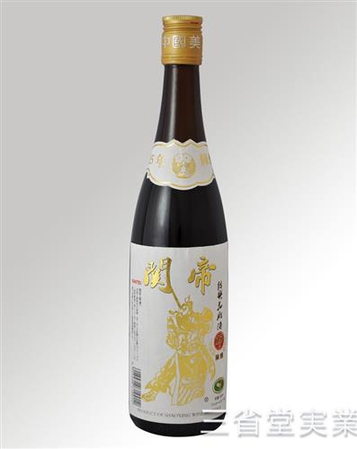 【送料無料(本州限定)・代引不可】関帝陳年15年花彫酒 [白ラベル]　17度　600ml×12本　SK0012　1395-2910