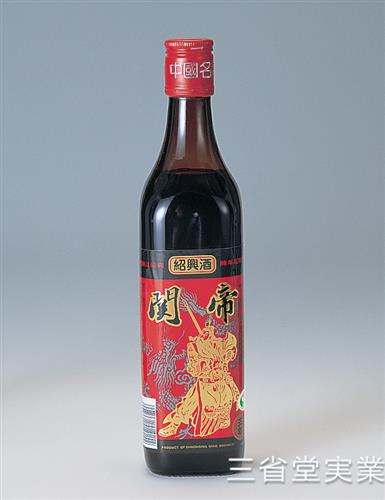 【送料無料(本州限定)・代引不可】関帝陳年5年花彫酒 [角ビン]　500ml×12本　SK0142　1334-2110