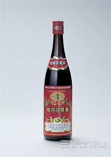 【送料無料(本州限定)・代引不可】関公紹興花彫酒 [赤ラベル]　17度　600ml×12本