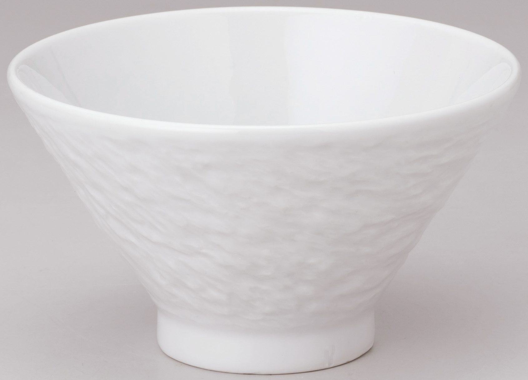 石目 白 15cm高台深口丼 14.6×8.2cm・520cc