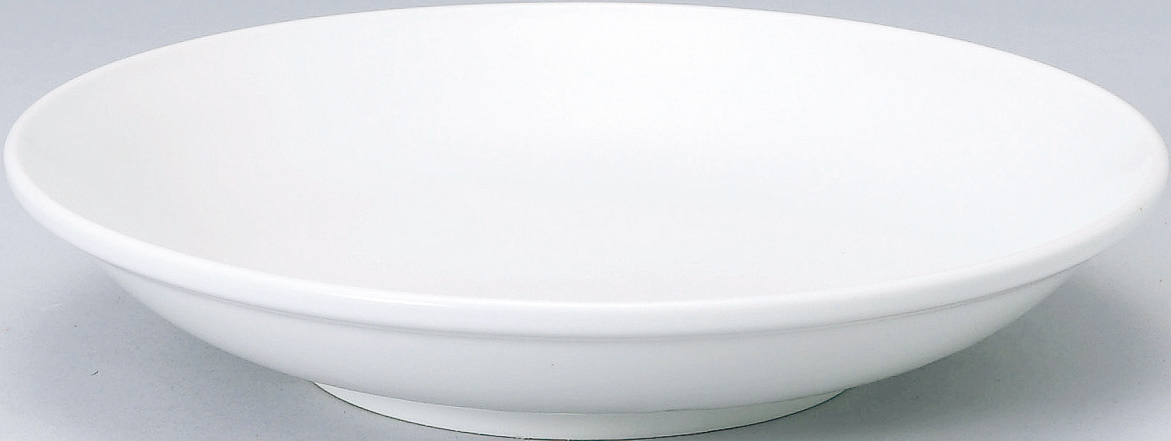 白中華 メタ玉25cm深皿 247x51mm