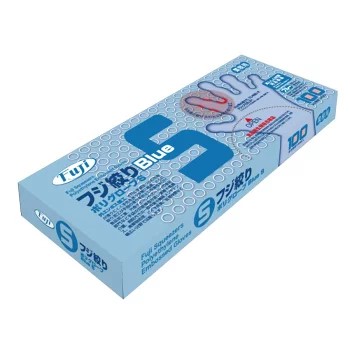 業務用　ケース販売　使い捨て　尚美堂　フジナップ　フジ絞りポリグローブ　ブルーS 36033　4000枚(100枚×40箱)/ケース×3ケース