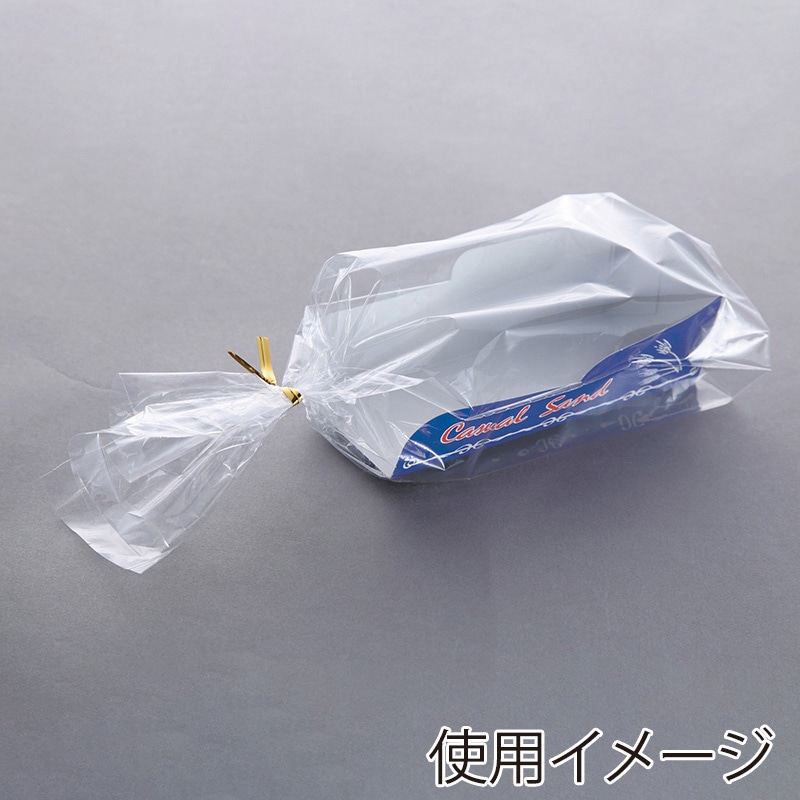 【業務用】【パン包材】大阪ポリエチレン販売　カジュアルサンドセット No.60(青色)　3618　D140×W55×H50mm　2000枚入り