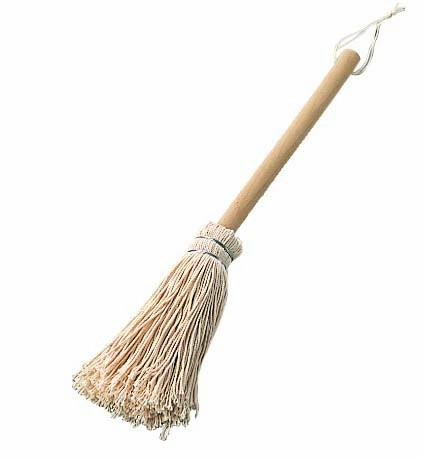 木柄 鉄板用 油フキ 大 全長470mm お好み焼・てこ焼・鉄板焼関連