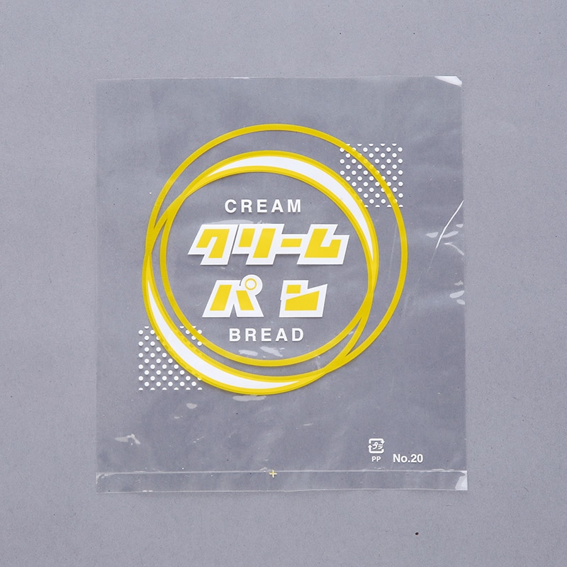 【業務用】【パン包材】大阪ポリエチレン販売　レトロ調 No.20 クリームパン　4041　IP0.025×110×280　1000枚/ケース×4ケース