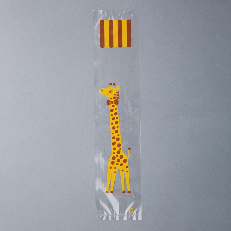 【業務用】【パン包材】大阪ポリエチレン販売　レトロ調 No.114 ロングパン　4061　IP0.025×85×390　1000枚/ケース×2ケース