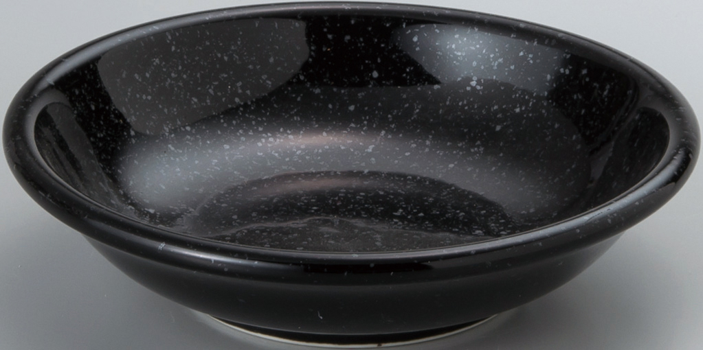 天河 黒御影 13cm深皿 黒御影 12.8×3.2cm
