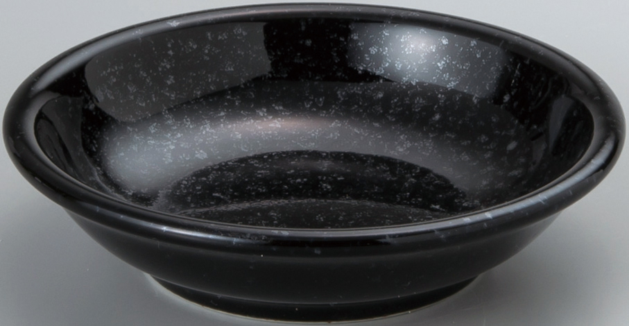天河 黒御影 11cm深皿 黒御影 11.1×2.7cm
