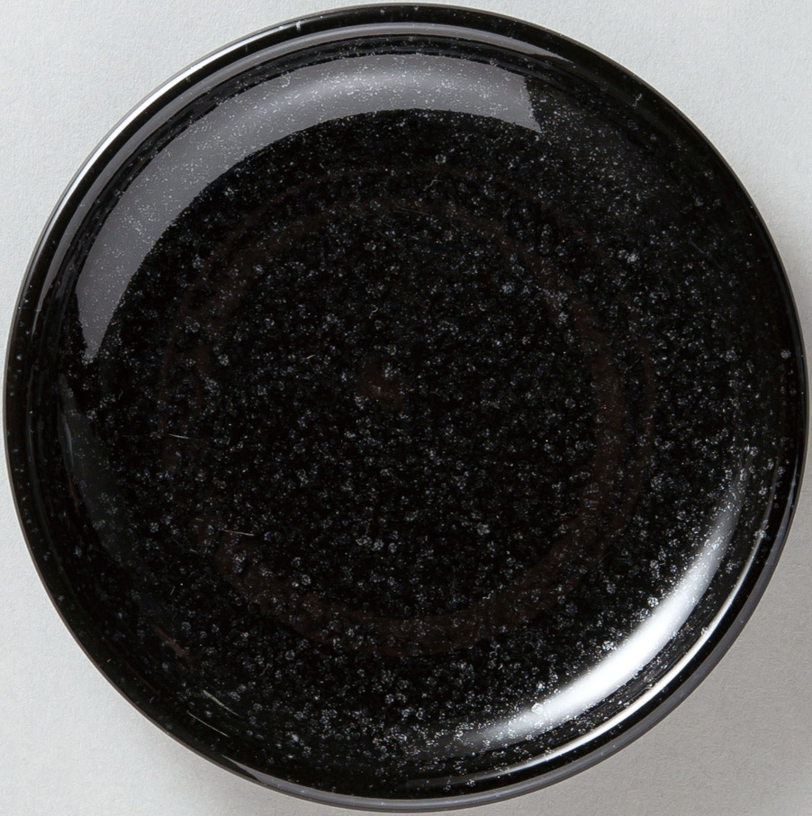 天河 黒御影 17cm皿 黒御影 17.2×2.3cm