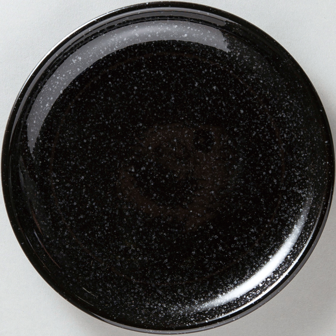 天河 黒御影 21cm皿 黒御影 21.6×2.7cm