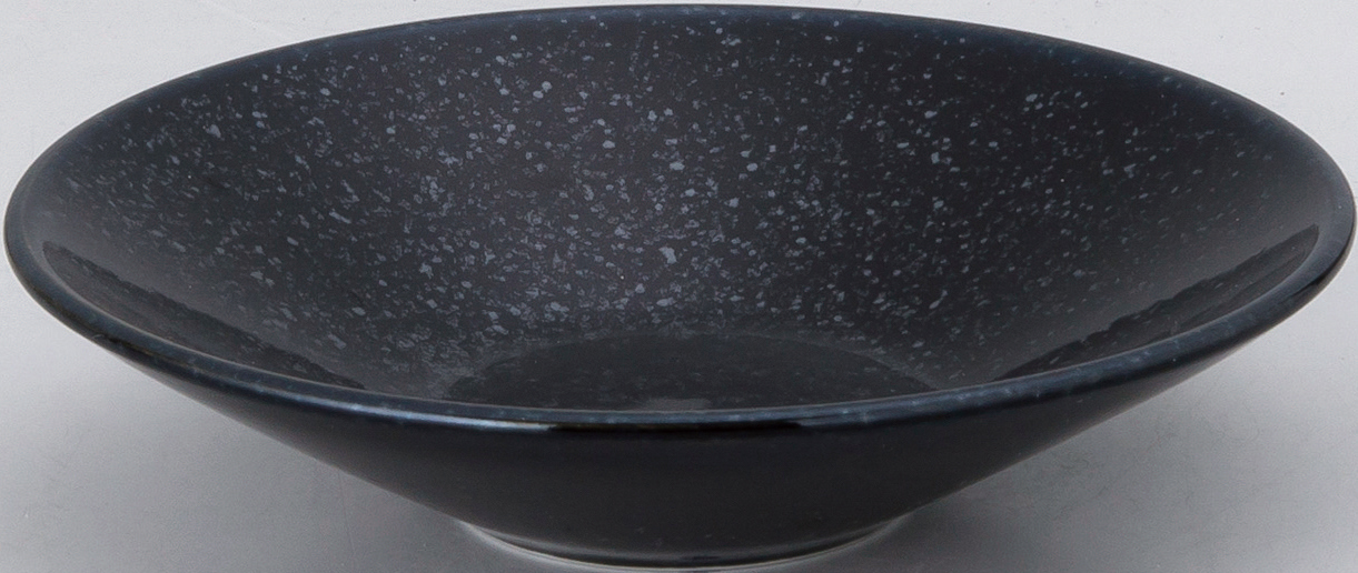 水明 黒御影 14cm深皿 黒御影  14.7×3.4cm