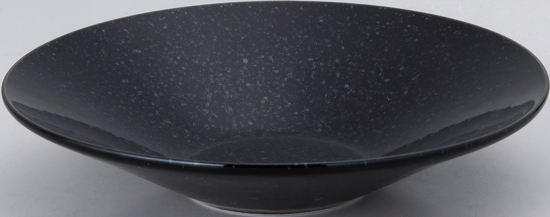 水明 黒御影 22cm深皿 黒御影 21.7×3.7cm
