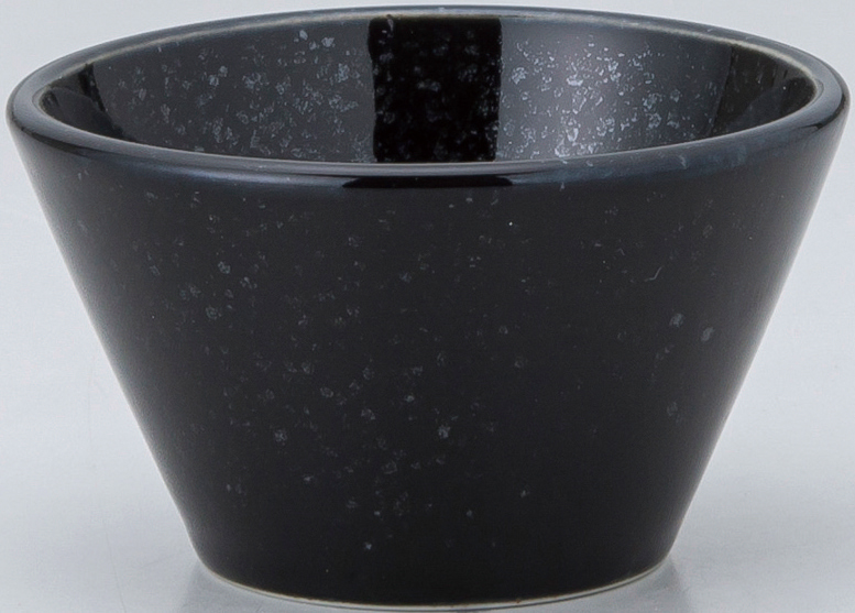 水明 黒御影 9cmボール 黒御影 9.2×5.3cm・160cc