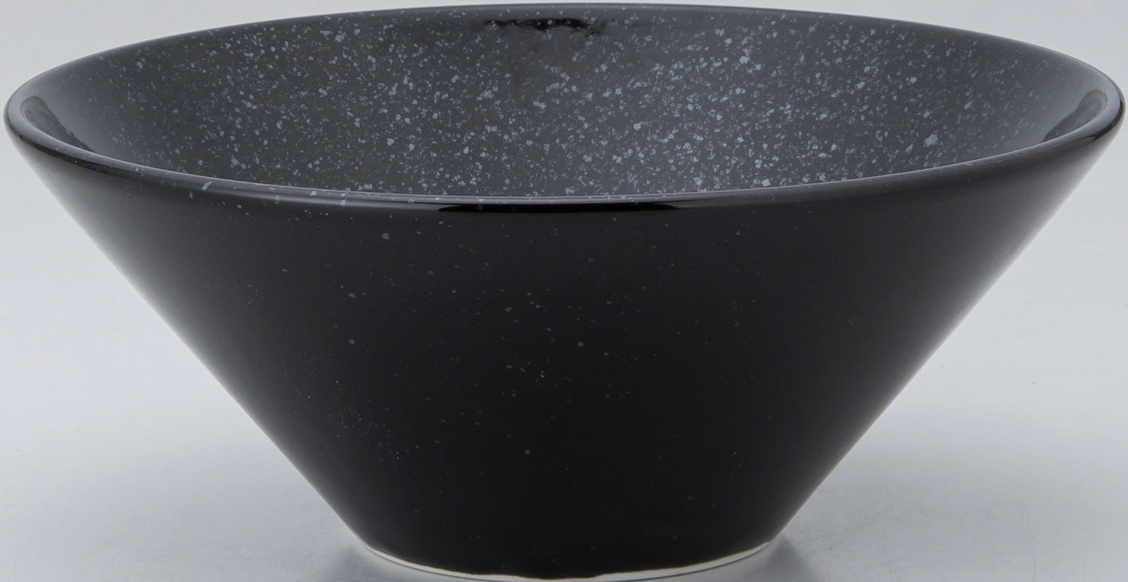 水明 黒御影 19cmボール 黒御影  19.5×8cm・1,100cc