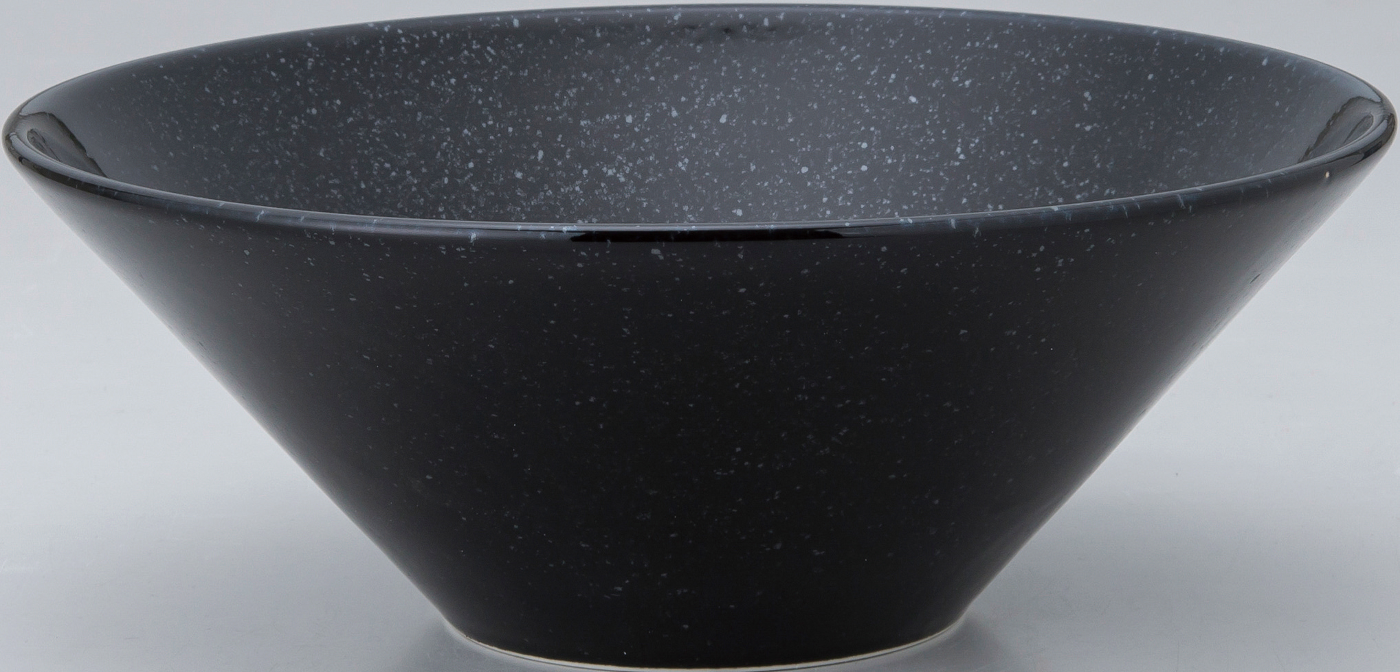 水明 黒御影 24cmボール 黒御影  24.1×9.3cm・1,920cc