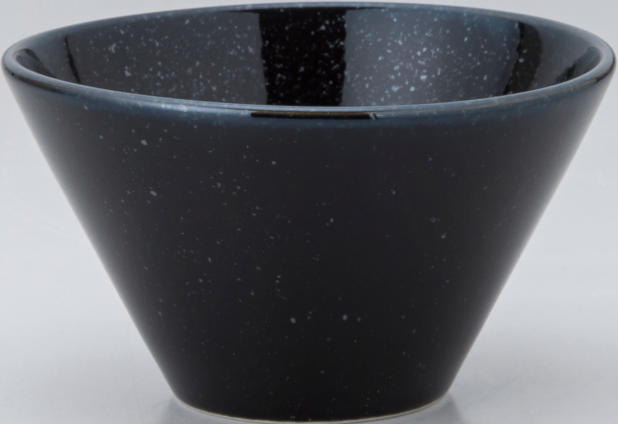 水明 黒御影 15cm深ボール 黒御影 14.8×8.5cm・660cc