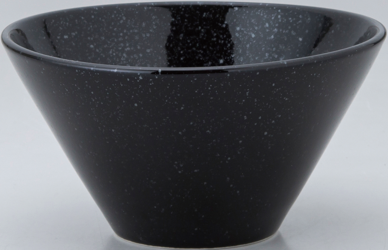 水明 黒御影 16cm深ボール 黒御影  16.5×8.7cm・780cc