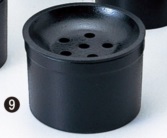 【代引不可】茶こぼし(90×60)黒乾漆 5-1243-9