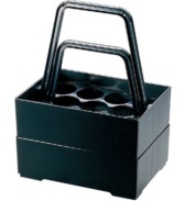 【代引不可】ファミリーボックス 黒 5-1246-4　312*219*335(mm)