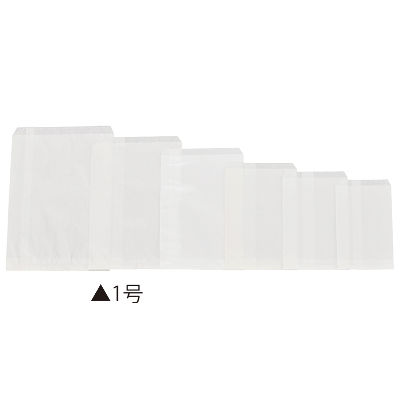 【業務用】【パン包材】大阪ポリエチレン販売　純白平袋 1号　515　200×275+15　2000枚入り