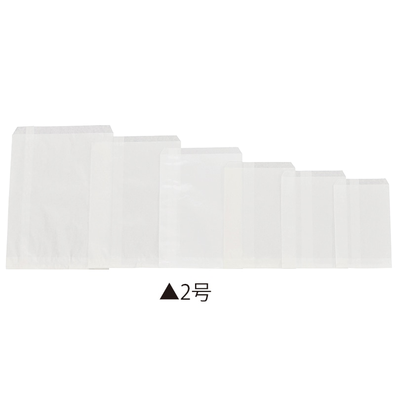 【業務用】【パン包材】大阪ポリエチレン販売　純白平袋 2号　516　180×245+15　2000枚入り