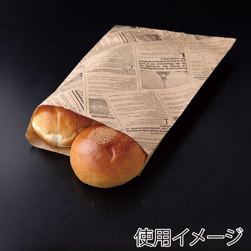 【業務用】【パン包材】大阪ポリエチレン販売　PEU-2ヨーロピアン平袋　5607　180×245+15　2000枚入り