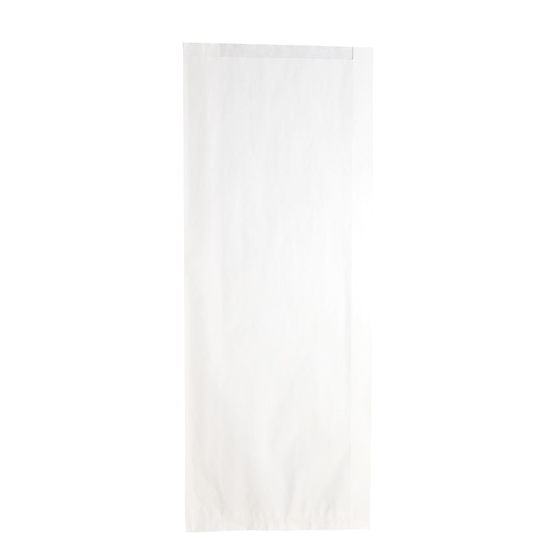 【業務用】【パン包材】大阪ポリエチレン販売　フランスパン紙袋 二本用 No.351(無地)　5851　260(マチ60)×655+18　200枚/ケース×2ケース