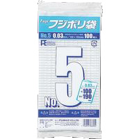 【業務用】【ケース販売】【使い捨て】尚美堂　フジナップ　フジポリ袋 No.5　639500　W100×H190mm　16000枚(100枚×10袋×16箱)/ケース×3ケース　業務用