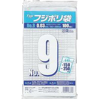 【業務用】【ケース販売】【使い捨て】尚美堂　フジナップ　フジポリ袋 No.9　639900　W150×H250mm　9000枚(100枚×10袋×9箱)/ケース×3ケース　業務用