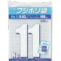 【業務用】【ケース販売】【使い捨て】尚美堂　フジナップ　フジポリ袋 No.11　640100　W200×H300mm　6000枚(100枚×10袋×6箱)/ケース×3ケース　業務用