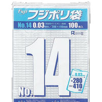 【業務用】【ケース販売】【使い捨て】尚美堂　フジナップ　フジポリ袋 No.14　640400　W280×H410mm　3000枚(100枚×10袋×3箱)/ケース×3ケース