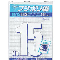 【業務用】【ケース販売】【使い捨て】尚美堂　フジナップ　フジポリ袋 No.15　640500　W300×H450mm　3000枚(100枚×10袋×3箱)/ケース×3ケース