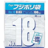 【業務用】【ケース販売】【使い捨て】尚美堂　フジナップ　フジポリ袋 No.18　640800　W380×H530mm　2000枚(100枚×5袋×4箱)/ケース×3ケース