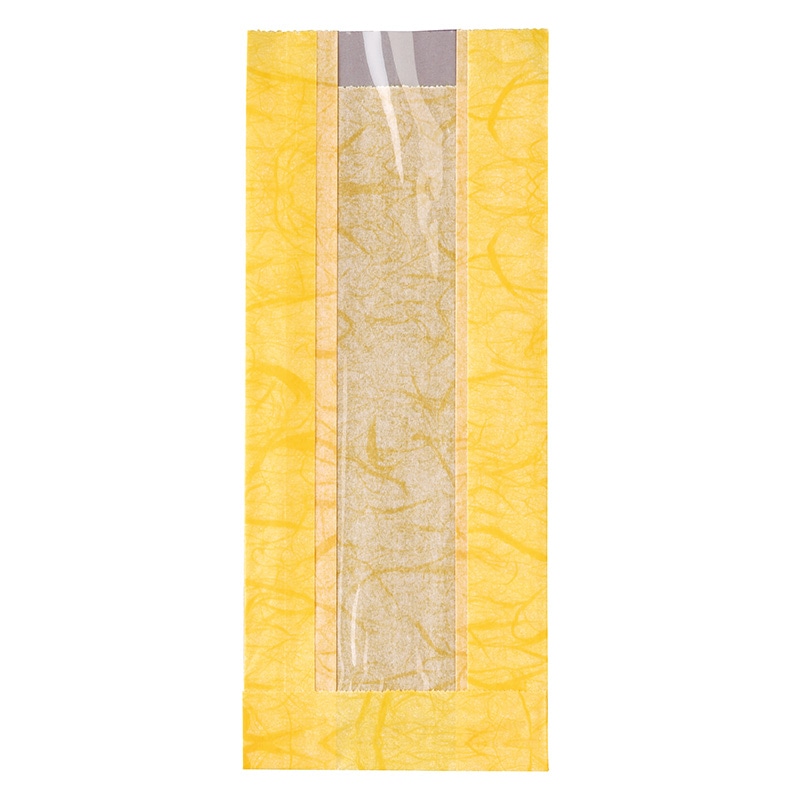 【業務用】【パン包材】大阪ポリエチレン販売　No.142 ラミフェネット麦包　6601　100(マチ60)×225+18　1000枚入り