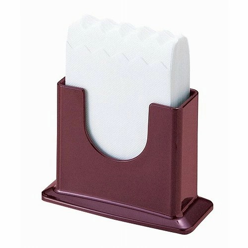 10個 樹脂製 ナプキン立て ブラウン