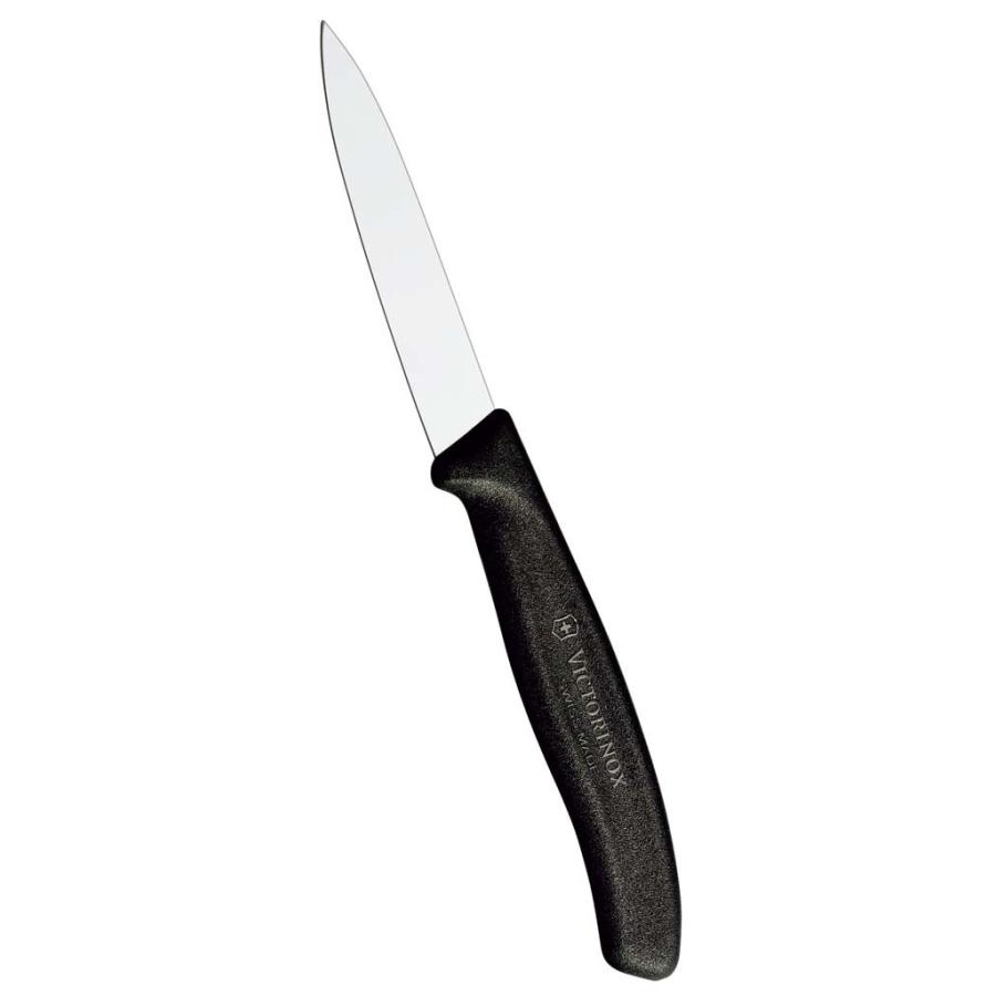 包丁・ナイフ VICTORINOX(ビクトリノックス) スイスクラシックシリーズ パーリングナイフ 8cm ブラック