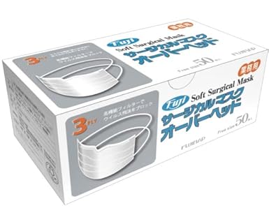 [尚美堂] フジソフトサージカルマスク オーバーヘッド 69500　White 3ケース