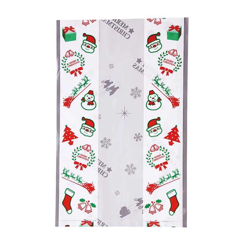 【業務用】【パン包材】大阪ポリエチレン販売　クリスマス小袋　7218　IP0.035×200×320　100枚/ケース×12ケース