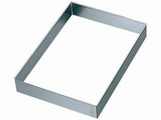 18-8 角セルクル 6枚取(1個入り) 天板用1/2 50H