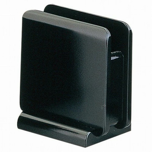 10個 樹脂製 ナプキン立 ブラック M40-903 角型