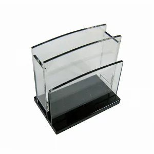 10個 えいむ アクリル ナプキン&ブック立 NT-12 クリア