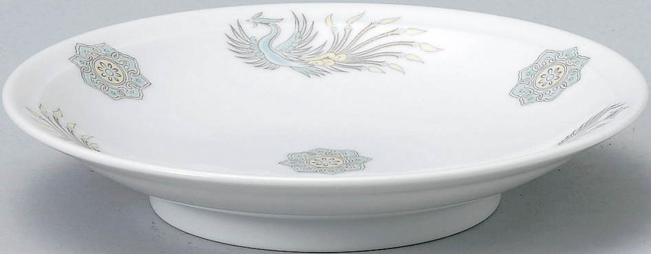 北京 イングレーズ リム高台17cm皿 17.7×3cm
