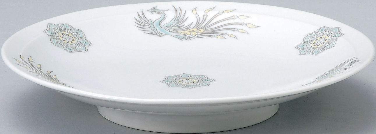 北京 イングレーズ リム高台24cm皿 24.5×4.1cm